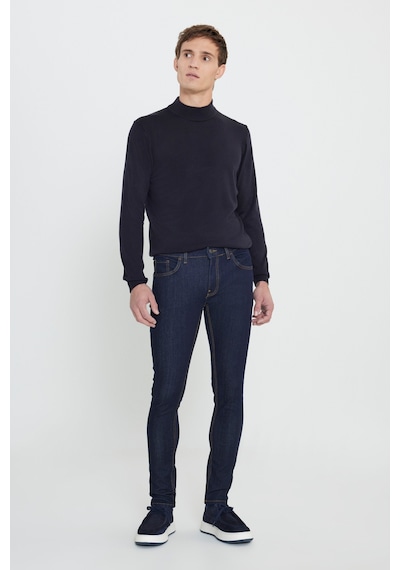George Henry Pamuklu Slim Fit Dar Kesim 5 Cepli Esnek Jean Kot Denim Pantolon Koyu Lacivert George Henry Pamuklu Slim Fit Dar Kesim 5 Cepli Esnek Jean Kot Denim Pantolon Koyu Lacivert