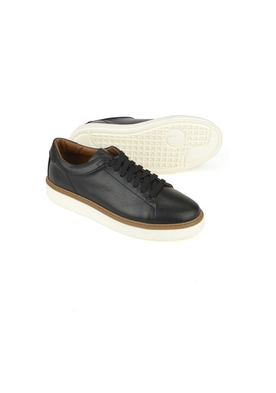 Ziya, Erkek Hakiki Deri Sneaker 1531026zh18 Siyah 1531026zh18 000 Siyah