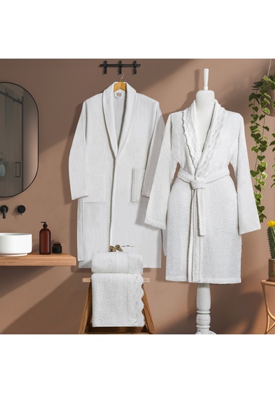 Schafer Home Premium Banyo Seti 4 Parça-ekru