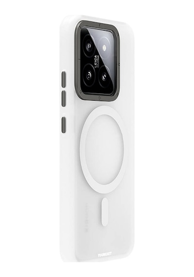 Xiaomi Mi 14 Uyumlu Kılıf Magsafe Şarj Özellikli Youngkit Hidden Sand Serisi Siyah