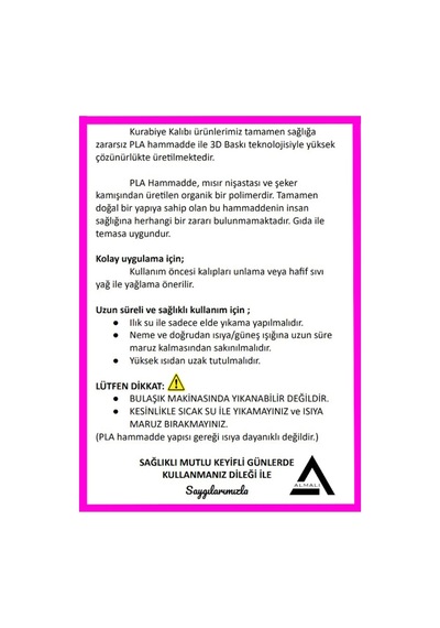 Gingerbread Kurabiye Adam & Kurabiye Kadın - Kurabiye Kalıp Seti 2'li Plastik Diğer