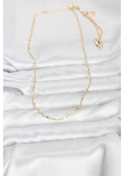 Cm 14k Gold Renk Gemici Zincir Model 60 Cm Kadın Kolye Çok Renkli 60167469