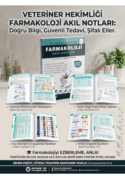 Veteriner Hekimliği Farmakoloji Akıl Notları