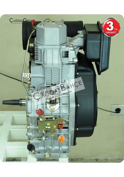 Goldmoto Gm1100F-G1A Dizel Motor 15Hp Marşlı Krank Mili Konik