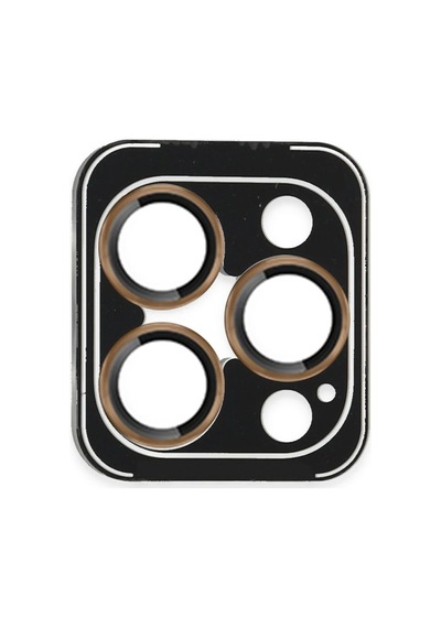 Hnrlıshp Joko Apple Uyumlu iPhone 16 Pro Max Pvd Metal Kamera Lens - Gold