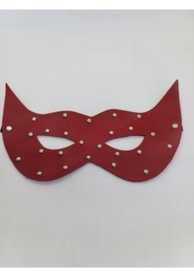 Fantezi Deri Kırmızı Renk Maske