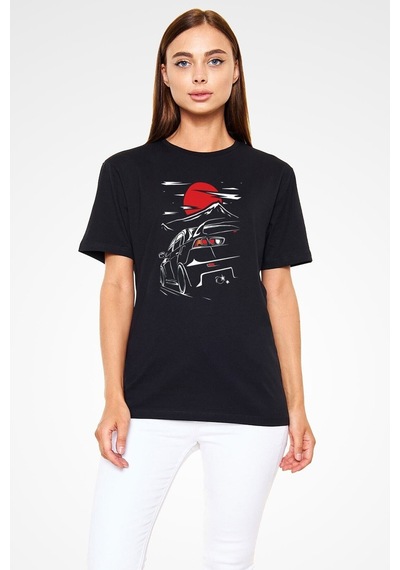 Noıssey Ko Butadigi Mitsubishi Siyah Unisex Tişört T-shirt T10522