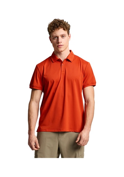 Slam Slam Tech Pique Polo Erkek Bej Tişört W37 KIREMIT