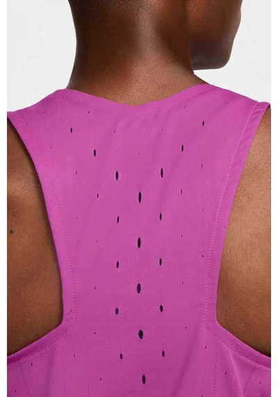 Nike Dri Fit Aeroswift Running Adv Singlet Tank Top Purple Lazer Kesim Koşu Atleti Mor Fn2504-518 Fs