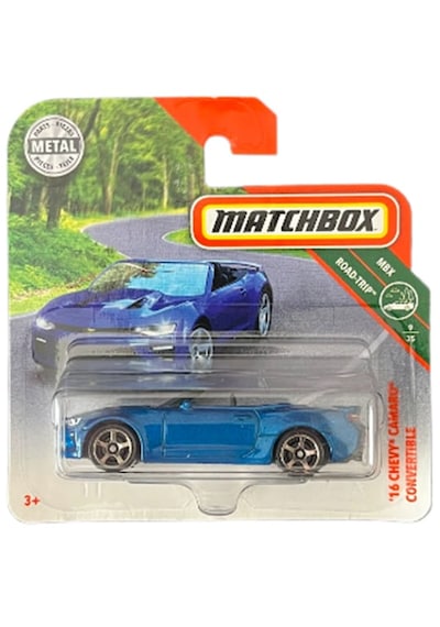 Matchbox - '16 Chevy Camaro Convertible - Mavi 1/64 2018 Case