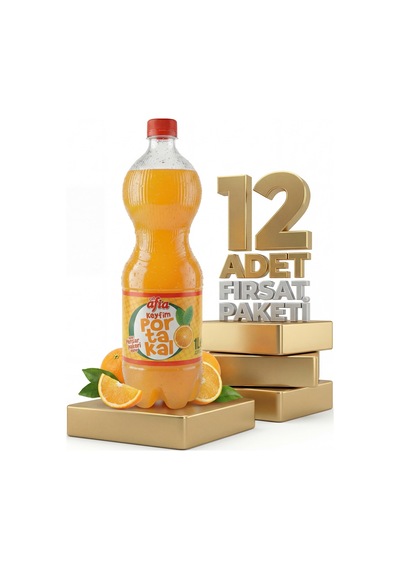 Afia Keyfim Portakallı Gazoz 12x1 Lt