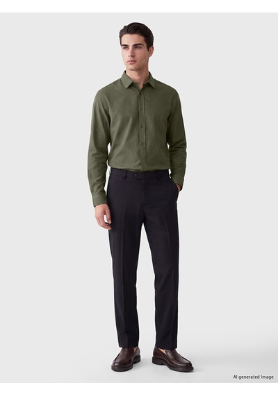 Lcw Eco Haki Regular Fit Oxford Erkek Gömlek