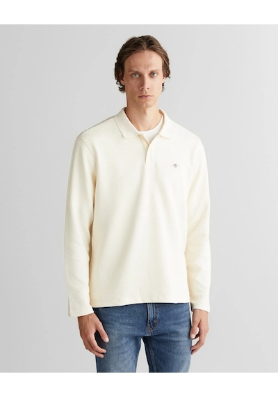 Gant 2425338t Erkek Polo Tişört Krem