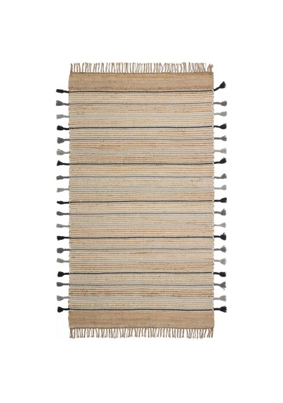 Eko Halı Juno Jüt Ech 05 Natural Grey Dekoratif Jüt Kilim Gri