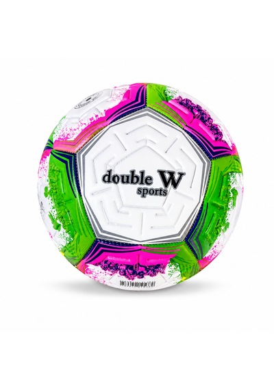 Double W Sports 5 Numara Futbol Topu Dikişli Dayanıklı Antrenman Ve Maç Topu Turuncu Çok Renkli