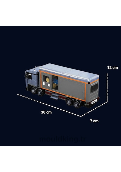 Mould King 24071 Ağır Hizmet Tipi Karavan Yapım Seti 615 Parça