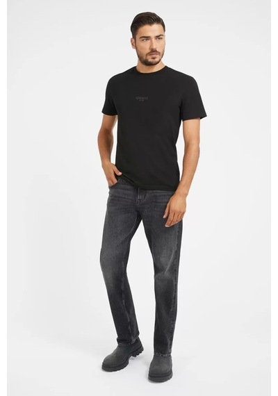 Guess Erkek Kısa Kollu Siyah T-shirt L Siyah