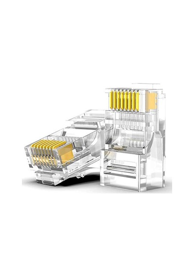 Rj45 Jack Cat5e İnternet Kablo Kablosu Ucu Konnektör Ethernet Connector Jak 4220