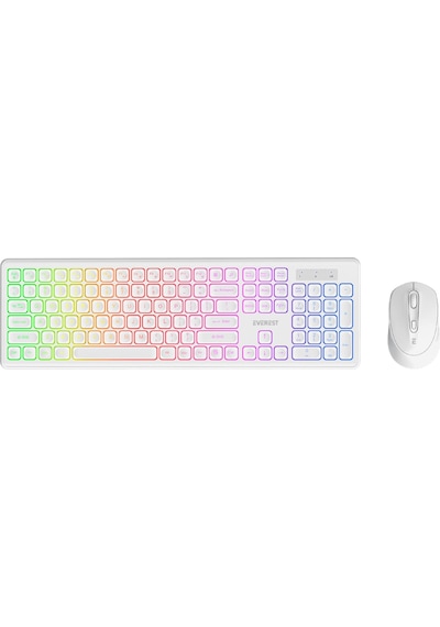 Everest Km-319bt Q Türkçe Rgb Kablosuz Oyuncu Klavye Mouse Seti Diğer