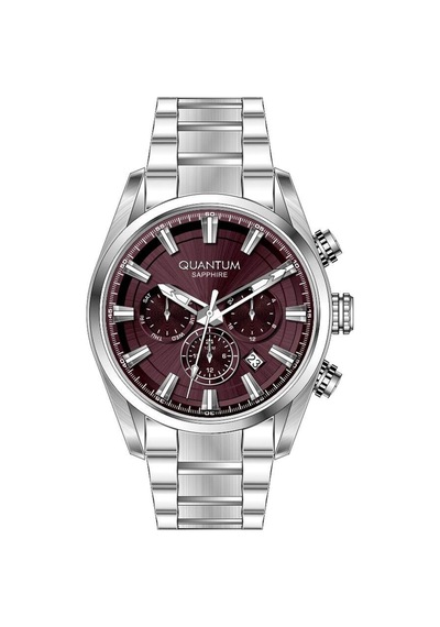Quantum Adg1219.380 Quartz Çelik Gri Safir Cam 10 Atm 40 Mm Erkek Kol Saati