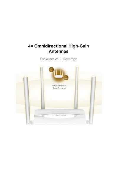 Mercusys Mr25wbe Wıfı7 Be3600 Dual Band Router