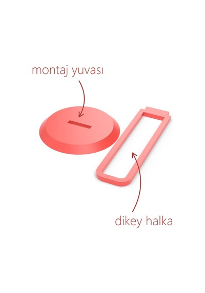 Toka Standı Saç Tokası Düzenleyici Masaüstü Organizer Kırmızı Toka Standı Saç Tokası Düzenleyici Masaüstü Organizer Kırmızı