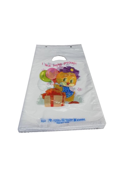 1 No Baskılı 100 Lü 22X33 Cm Blok Poşet Beyaz 23X31 Cm Ürün Desen