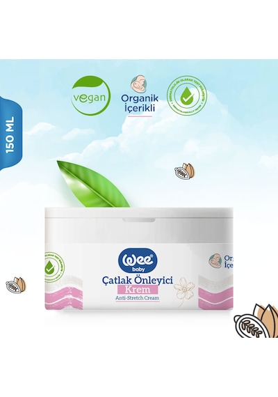 Wee Baby Organik Çatlak Önleyici Krem 150 ML