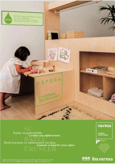 Esfera Ithal Su Bazlı Emprenye Ahşap Koruyucu Tüm Renkler