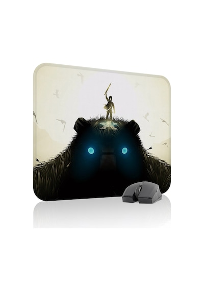 Shadow Of The Colossus Dikişli Kauçuk Oyuncu Mousepad V3 - 48x40 Xl Gaming Mouse Pad
