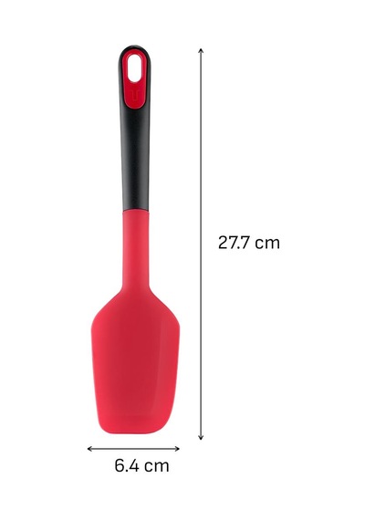 Tefal Ingenio+ Geniş Uçlu Spatula Kırmızı
