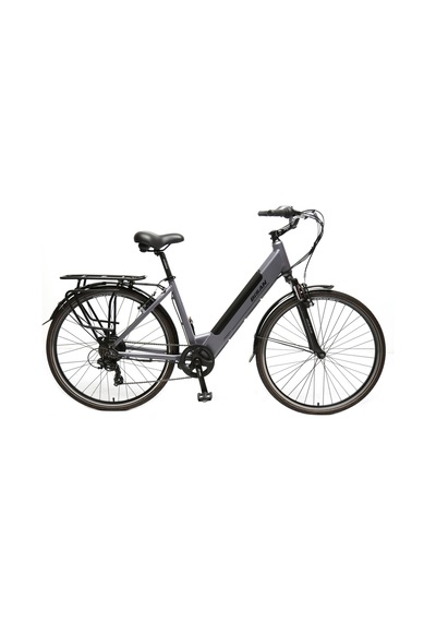 Bisan Moon Elektrikli Bisiklet 47 Cm V 700c Jant 7 Vites Metalik Gri Siyah Gri