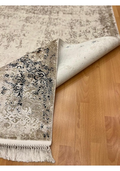 Bulut Desenli 200 X 300 Yün Halı Gri