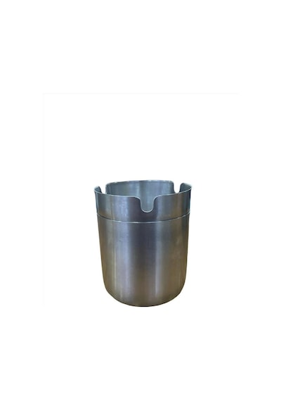 Yuvarlak Model Paslanmaz Çelik Kokusuz Küllük 8cm