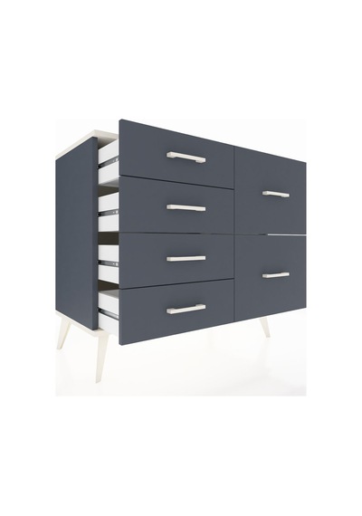 Hyperion Şifonyer 6 Çekmeceli 88x44x80 Antrasit-aytaşı/antrasit Aytaşı/antrasit Hyperion Şifonyer 6 Çekmeceli 88x44x80 Antrasit-aytaşı/antrasit Aytaşı/antrasit