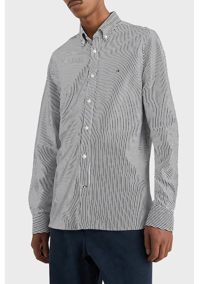 Tommy Hilfiger Erkek Gömlek Mw0mw30678 0a4 Beyaz-mavi Beyaz - Mavi