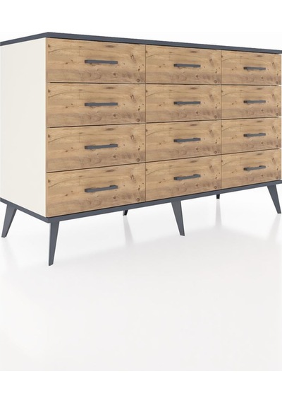 Hyperion Konsol 12 Çekmeceli 132x44x83 Aytaşı-çam Çam Hyperion Konsol 12 Çekmeceli 132x44x83 Aytaşı-çam Çam