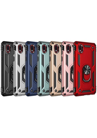 Galaxy A01 Core Kılıf Zore Vega Kapak Gri