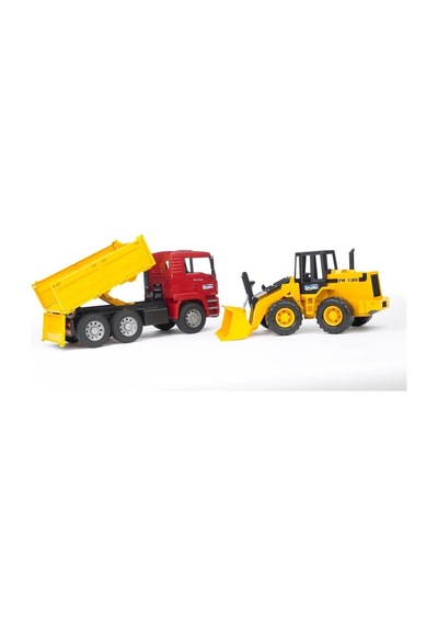 Man Damperli Kamyon Ve Fr 130 Kepçe