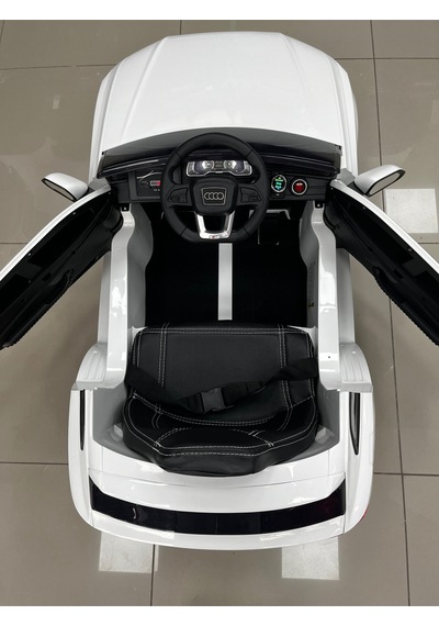 12 Volt İsme Özel Plaka Hediye Akülü Araba 1-5 Yaş Uzaktan Kumandalı Beyaz