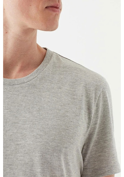 Mavi Bisiklet Yaka T-shirt Gri