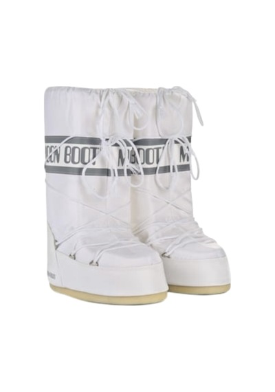 80d1400440-a001 Moon Boot Nylon Beyaz Beyaz