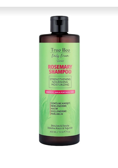 True Daily Dream Series Saç Kökü Güçlendirici Etkili Biberiye Şampuanı 400 ML