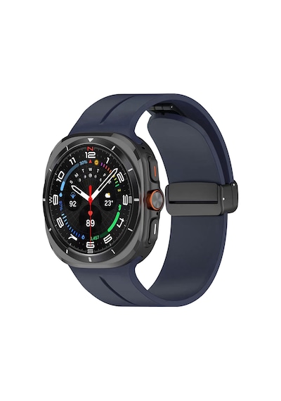 Galaxy Uyumlu Watch 8 40mm Krd-84 22mm Silikon Kordon - Lacivert