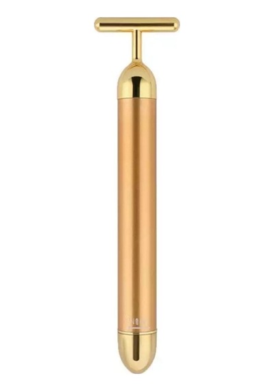 24k Altın Roller Enerji Guzellik Cubugu Titresimli Yuz Masaj Aleti Karışık
