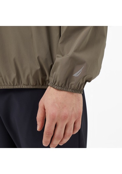 Nautica Erkek Kahverengi Regular Fit Kapüşonlu Su İtici Montdüzj65006t
