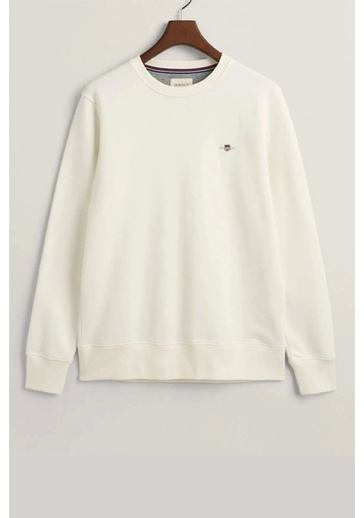 Gant Gent Erkek Krem Regular Fit Sweatshirt Krem