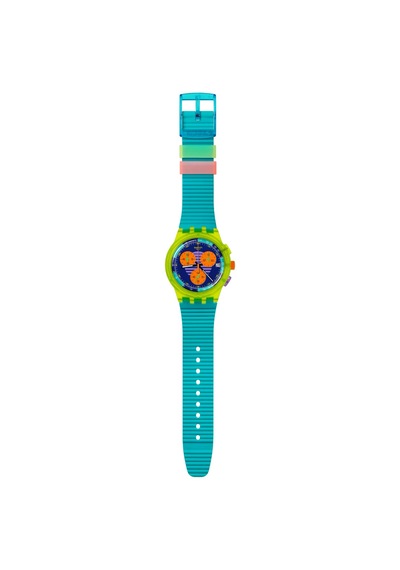 Swatch Susj404 Swatch Neon Wave" Unisex Kol Saati
