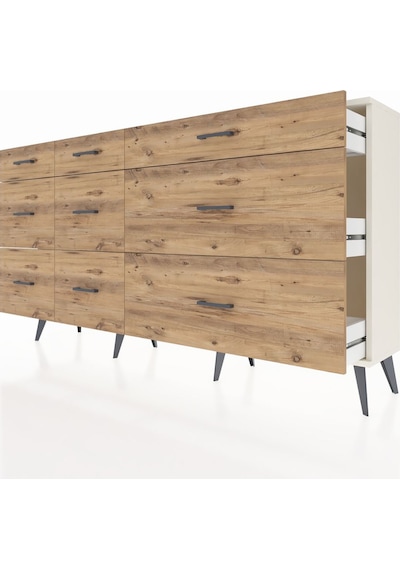 Arges Konsol 9 Çekmeceli 176x30x99 Aytaşı-aytaşı/çam Aytası/atlas Çam - Aytası Arges Konsol 9 Çekmeceli 176x30x99 Aytaşı-aytaşı/çam Aytası/atlas Çam - Aytası