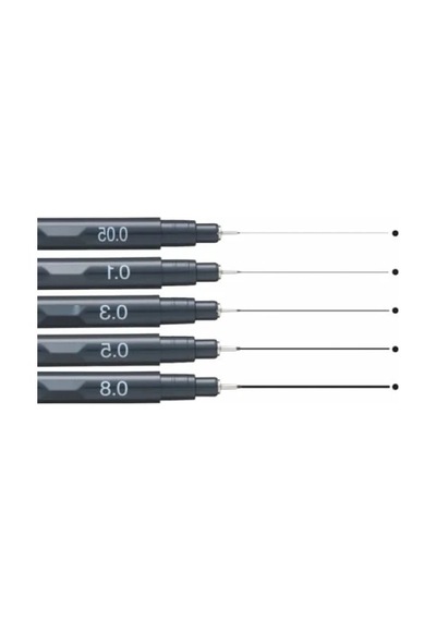Suya Dayanıklı 0.3 Mm Fineliner Kalem, Siyah